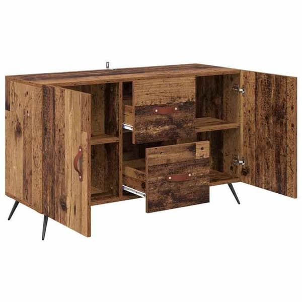 Maison Exclusive - Buffé i gammalt trä 100 x 36 x 60 cm Ingenjörsträ