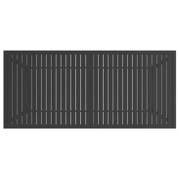 Maison Exclusive - Trädgårdsbord Anthracite 190x80x72 cm Stål antracit