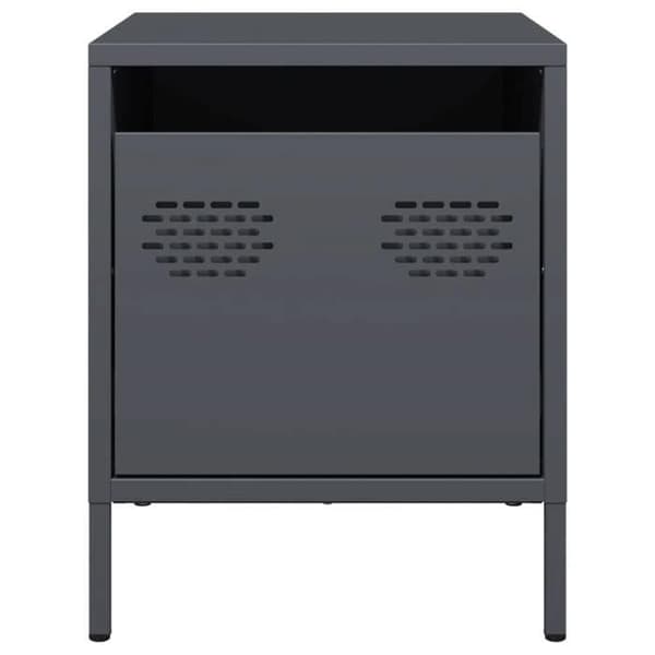 Maison Exclusive - Natborde 2 stk antracit 35x39x43,5 cm stål
