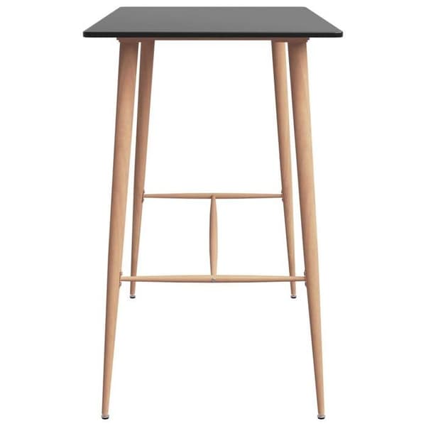 Maison Exclusive - Musta baaripöytä 120x60x105 cm