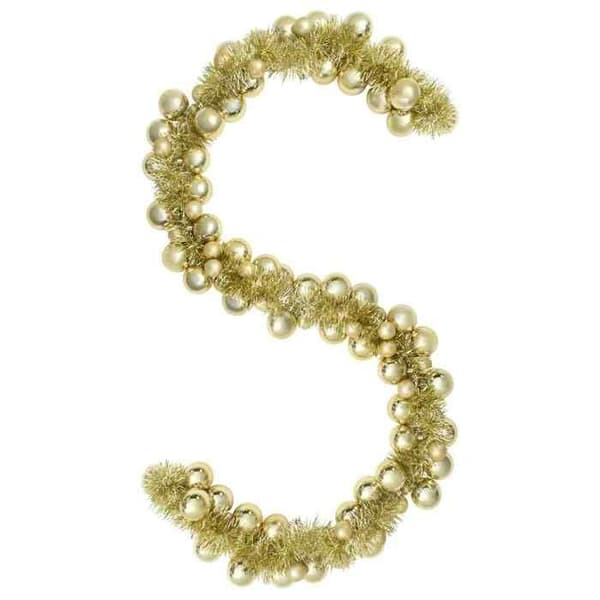 Maison Exclusive - LED Julebold Guirlande Guld 186 cm Polystyren gyllene