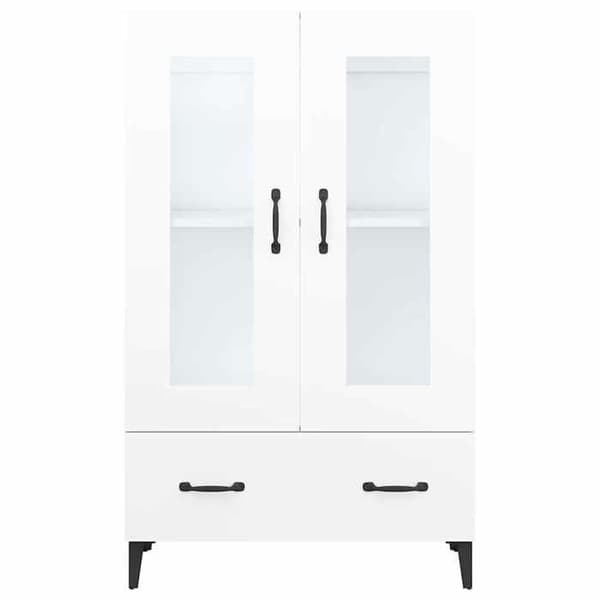 Maison Exclusive - Buffé hög Vit 70x31x115 cm Ingenjörsträ