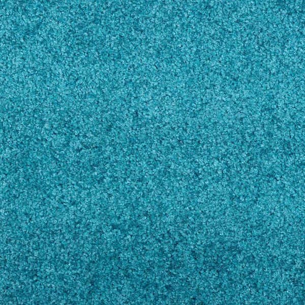 Maison Exclusive - Indgangsmatte Cyan og Sort 120 x 250 cm 100% Polyamid