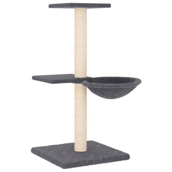 Maison Exclusive - Kattekradsetræ med sisal griffoirs i mørkegrå 72 cm mörkgrå