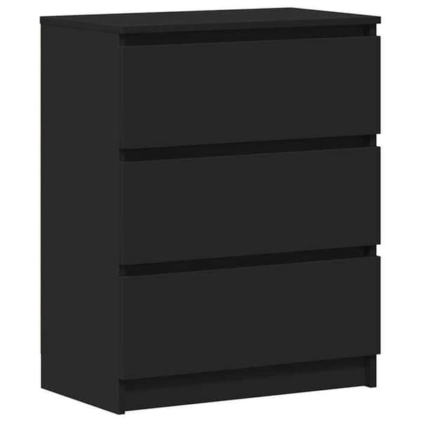 Maison Exclusive - Buffet Sort 60x35x76 cm Ingeniørtræ