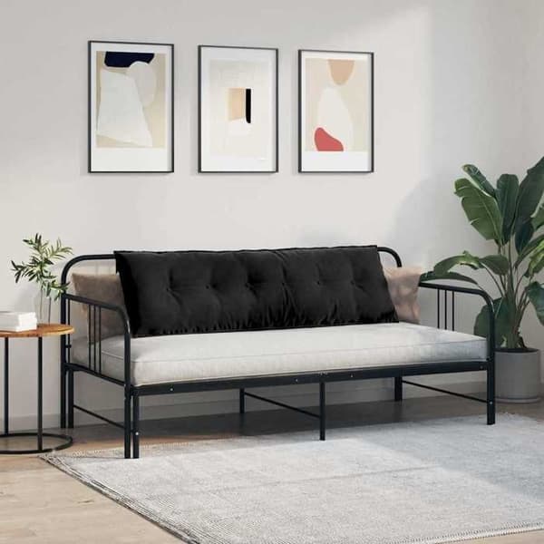 Maison Exclusive - Rygpude Sort 160 x 50 cm Velour