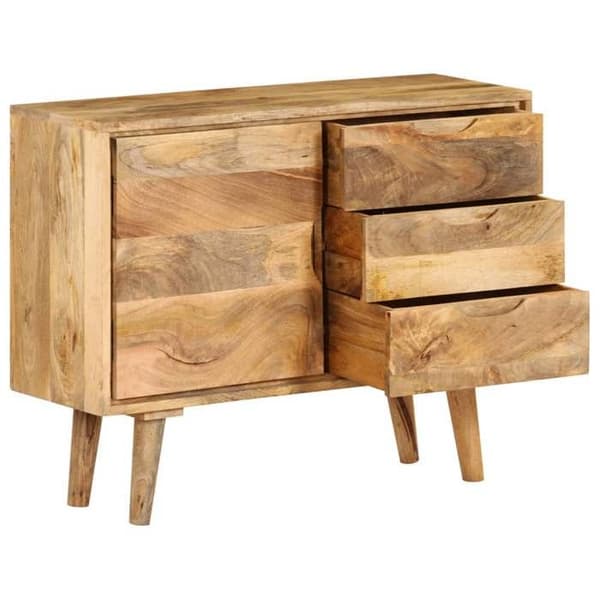 Maison Exclusive - Buffet i massivt mangotræ 90x30x69 cm