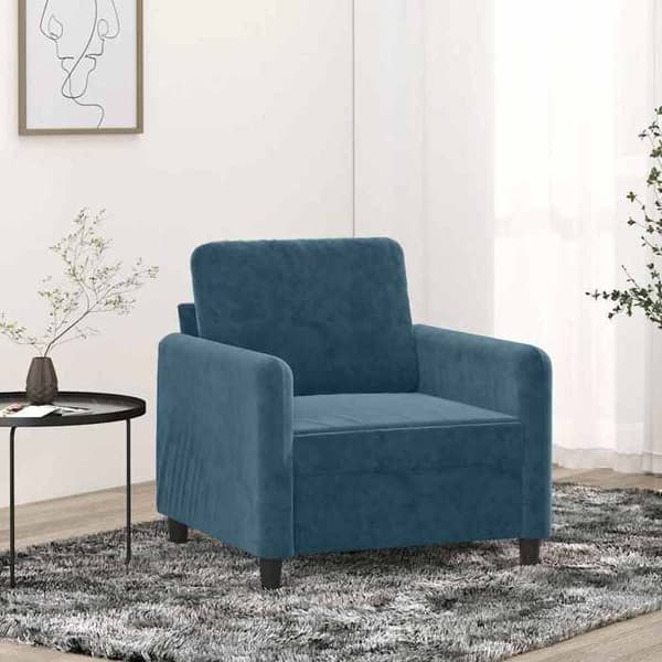 Maison Exclusive - Sininen Tuoli 60 cm Sametti