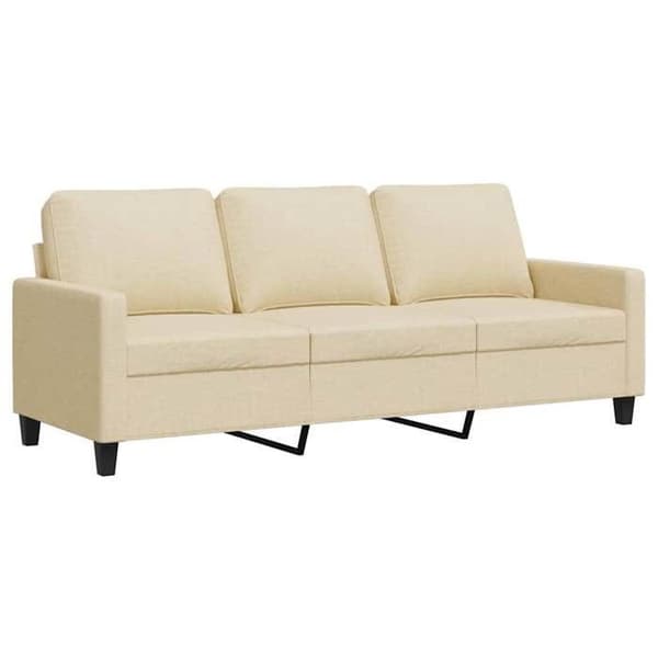 Maison Exclusive - 3-personers sofa Creme 180 cm Stof