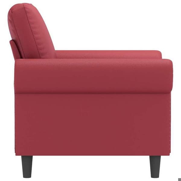 Maison Exclusive - Rød bordeaux Stol 60 cm Simililæder
