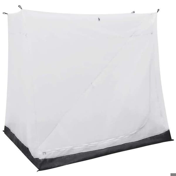 Indendørs telt - EKSKLUSIV HUS - Universel 200x180x175 cm - Grå - Åndbart polyester 170t - Polyethylenbund