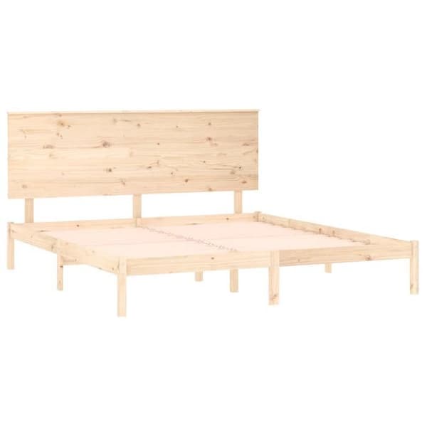 Maison Exclusive - Sengebund uden madras 150x200 cm massivtræ