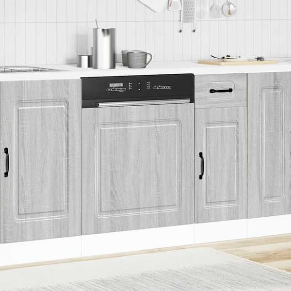 Maison Exclusive - Diskmaskinspanel Kalmar sonoma grå 60x1,5x57 cm Sonoma grå