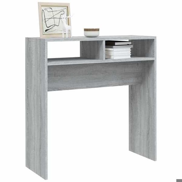 Maison Exclusive - Consolebord Sonoma grå 78x30x80 cm Ingenjörsträ Sonoma grå