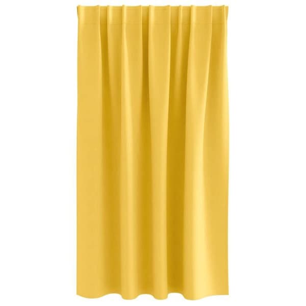 Mörkläggningsgardin - EXKLUSIV HEM - Med ringar - Senapsgul - Polyester - 2-pack Senap gul