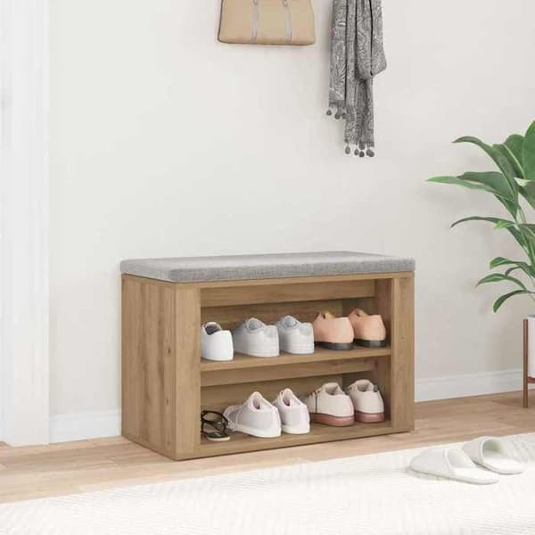 Maison Exclusive - Kengäteline 75 x 35 x 45 cm Tekninen puu