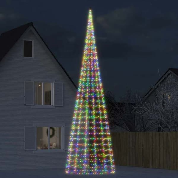 Maison Exclusive - LED-julgran 3000 färgade LED-lampor 800 cm
