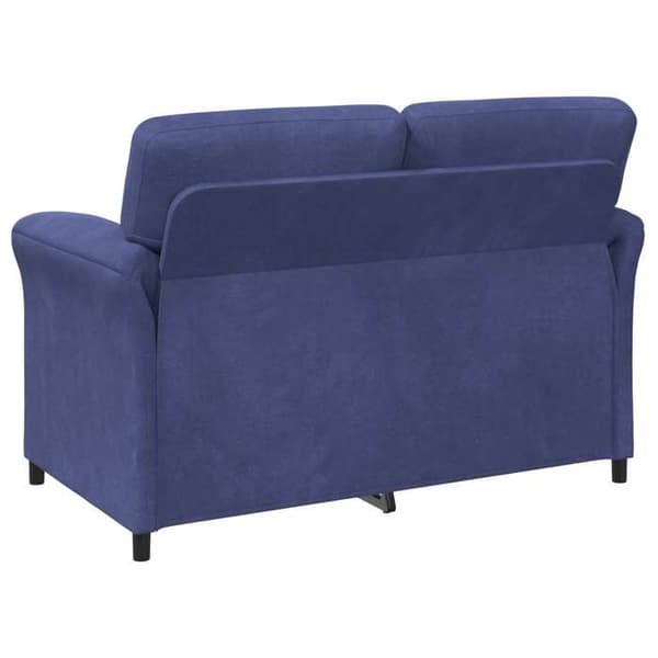 Maison Exclusive - Sæt af 2 Sofaer Blå Politivelour