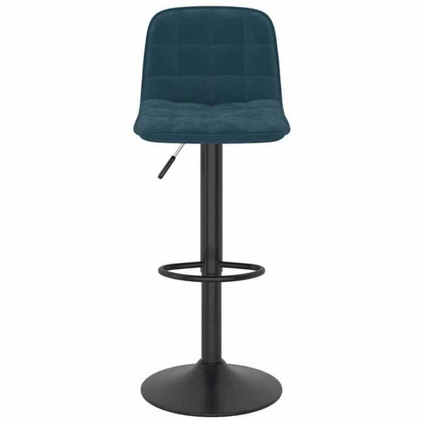 Maison Exclusive - Barstolar set om 2 blå sammet