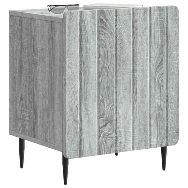 Maison Exclusive - Natbord 2 dele Sonoma grå 43 x 34,5 x 52 cm Sonoma grå