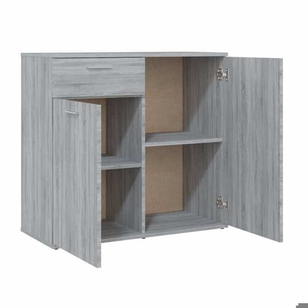 Maison Exclusive - Sonoma harmaa buffet 80x36x75 cm insinööripuuta Grå
