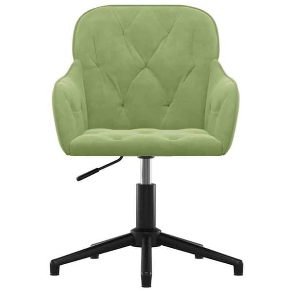 Maison Exclusive - Snurrstol för kontor Ljusgrön Sammet Ljusgrön