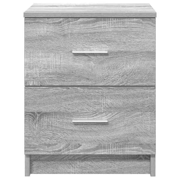 Natteskab - EKSKLUSIV HUS - Grå Sonoma - 2 skuffer - 40x36x50 cm - Spånplader Gris Sonoma