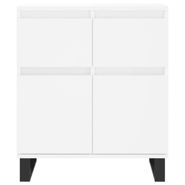 Maison Exclusive - Buffé Vit 60x35x70 cm Ingenjörsträ