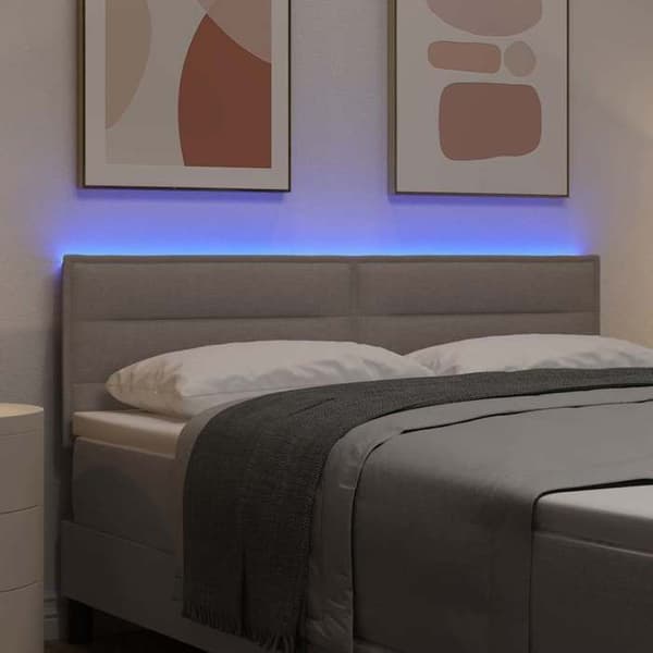 Maison Exclusive - LED Hovedgærde Taupe stof