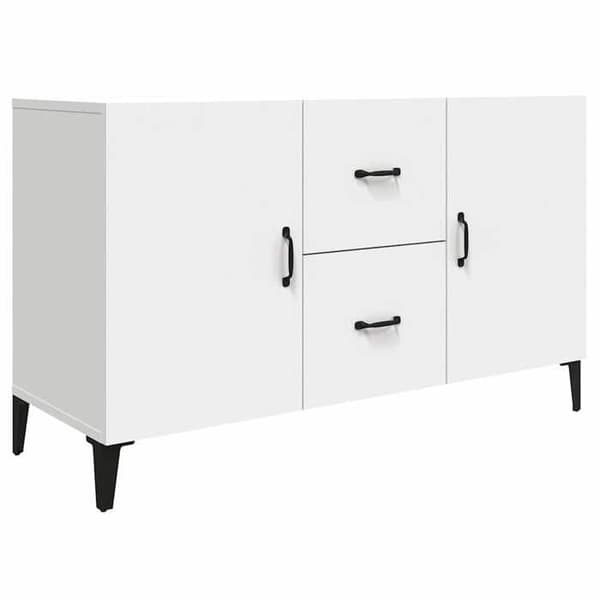 Maison Exclusive - Vit buffé 100x36x60 cm ingenjörsträ