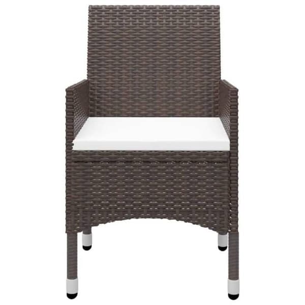Maison Exclusive - Trädgårdsset 5 delar Brun brun