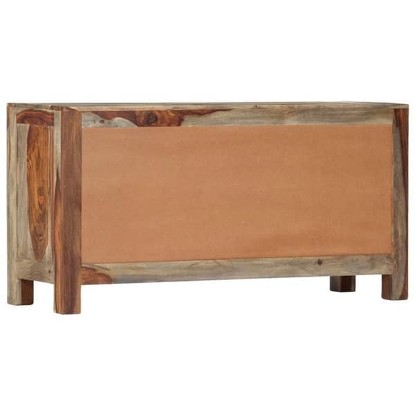 Buffet - Maison Exclusive - Grå - Massivt træ - 100 x 30 x 50 cm grå