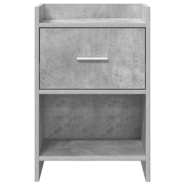 Maison Exclusive - Yöpöydät 2 kpl Betoni harmaa 40 x 30 x 60 cm