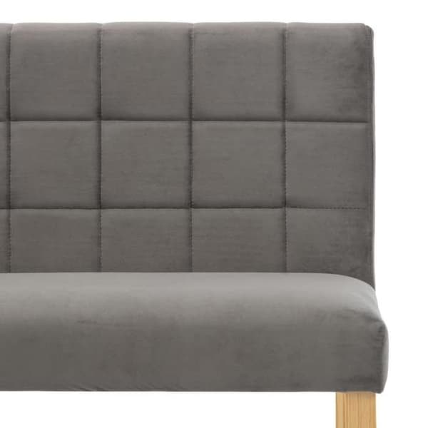 Maison Exclusive - Bænk 140 cm Grå Velour Grå