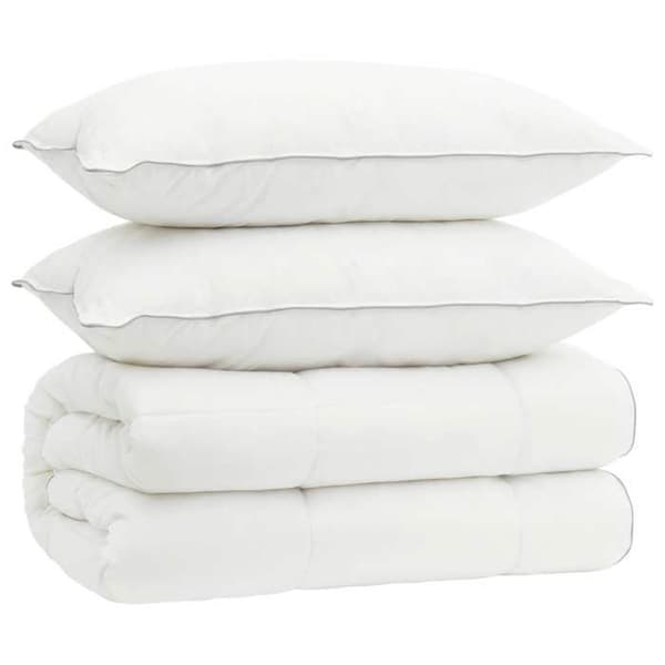 Maison Exclusive - Sängkläder och kuddset 3 pc 220x260 cm 4 säsonger