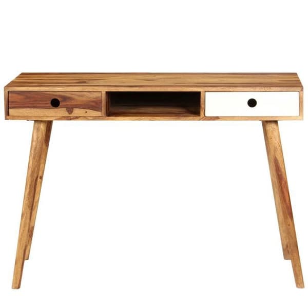 Maison Exclusive - Kontor 110 x 55 x 76 cm Solid Seshamträ Variabla färger (varierar från rum 