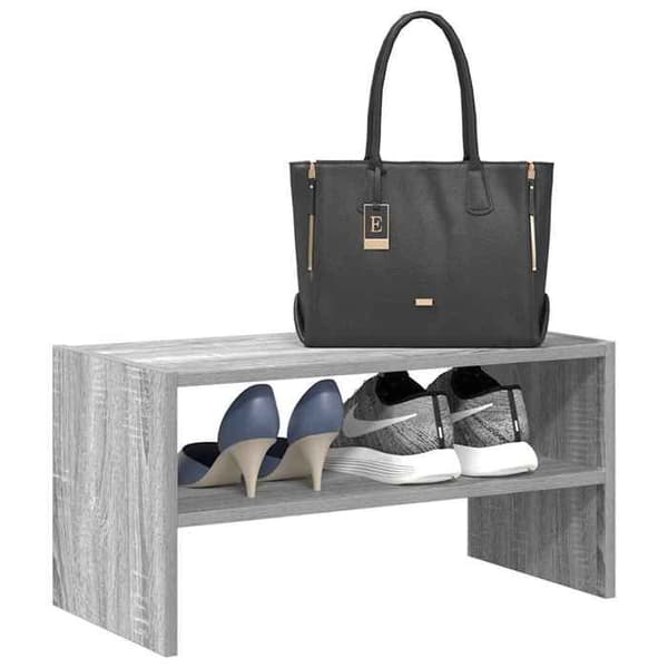 Maison Exclusive - Stabelbar skohylde sonoma grå 60x30x30,5 cm Sonoma grå