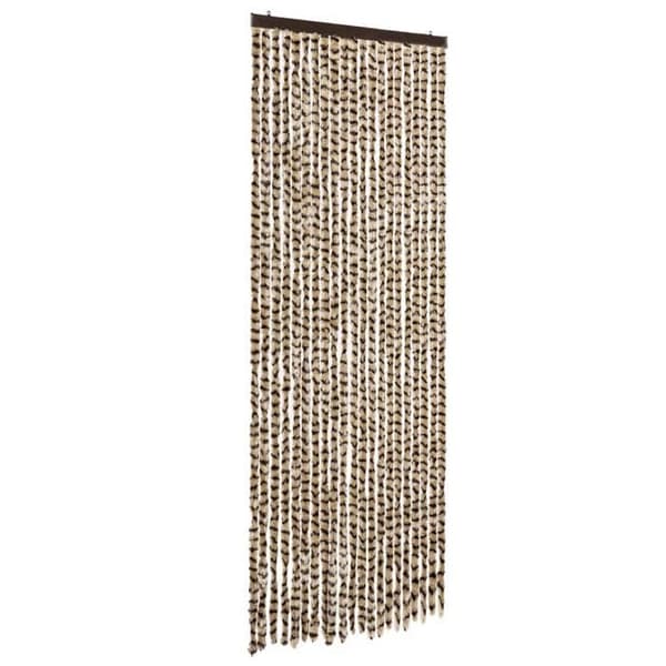 Maison Exclusive - Beige ja ruskea hyttysverkko 90x200 cm chenille