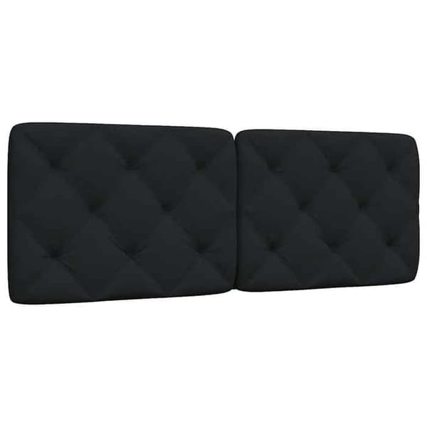 Maison Exclusive - Sort hovedgærdestofpude 120 cm