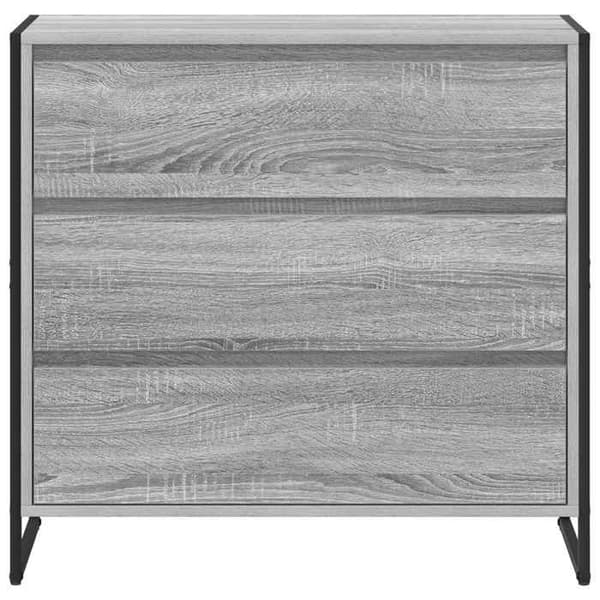 Maison Exclusive - Buffé Sonoma grå 79 x 36 x 75,5 cm Ingenjörsträ Gris Sonoma