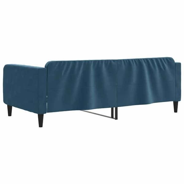 Maison Exclusive - Sängsoffa utan madrass blå 100x200 cm sammet Blå