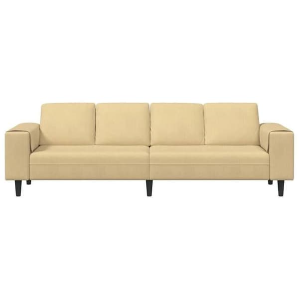 Soffa - EXKLUSIVT HUS - Modern soffa - Ribbad sammet - Gröngrå - 250 x 77 x 76 cm Grågrön