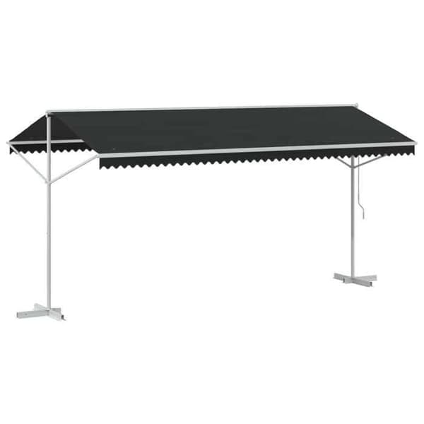 Maison Exclusive - Fristående markis 5 x 3 m Polyester Antracit