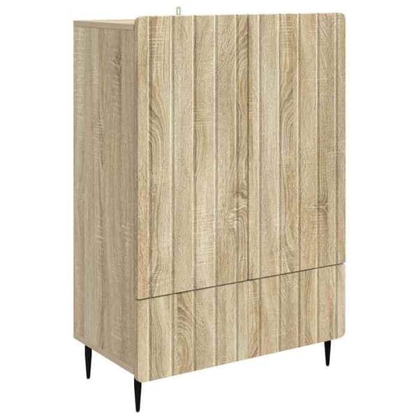 Maison Exclusive - Buffé Ek Sonoma 66 x 34,5 x 97 cm Ingenjörsträ