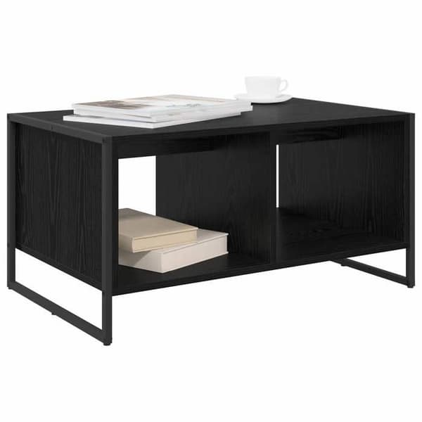 Maison Exclusive - Lavbord Sort eg 80 x 50 x 40 cm Ingeniørtræ