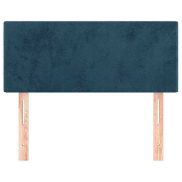 Maison Exclusive - Mörkblå sänggavel 100x5x78/88 cm Sammet