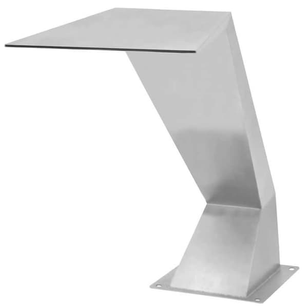 Maison Exclusive - Fontän av rostfritt stål 64 x 30 x 52 cm Silverfärgad