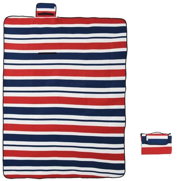 Maison Exclusive - Fällbar picknickfilt 200x150 cm sammet