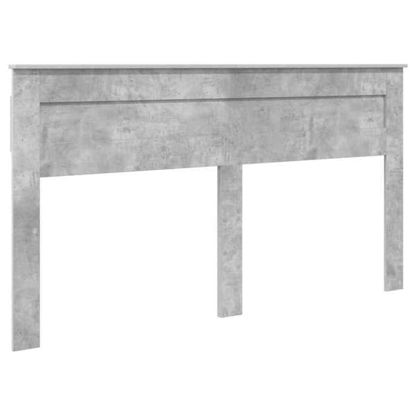 Maison Exclusive - Sängram Grå betong 200 x 200 cm Ingenjörsträ
