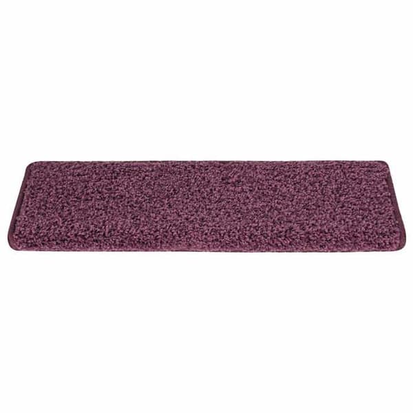 Maison Exclusive - Trappe tæppe 15 stykker 65 x 21 x 4 cm Mørk lilla Rektangulær kant